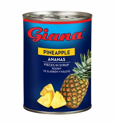 Ananas komadi u slatkom naljevu 580g