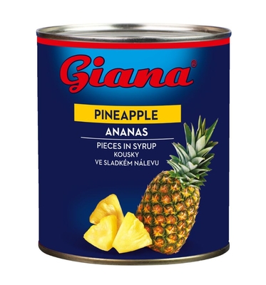 Ananas komadi u slatkom naljevu 850g