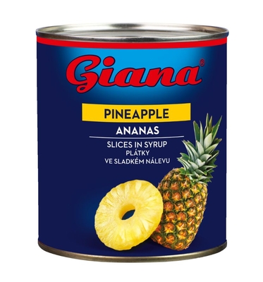 Ananas kolutovi u slatkom naljevu 850g